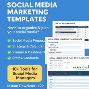 Social Media Marketing Toolkit – 10+ Templates for Strategy, Proposals & Planning