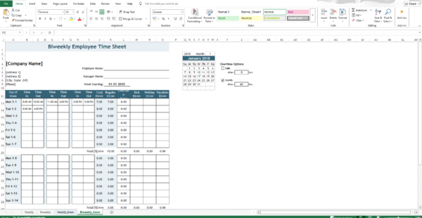 HR & Payroll Excel Templates Bundle – 60+ Spreadsheets for Salary, Timesheets & Dashboards - Image 3