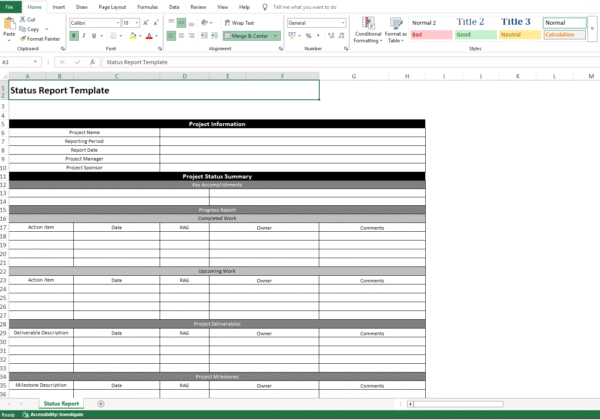 Project Management & Business Analysis Bundle – 150+ Templates (Excel) - Image 5