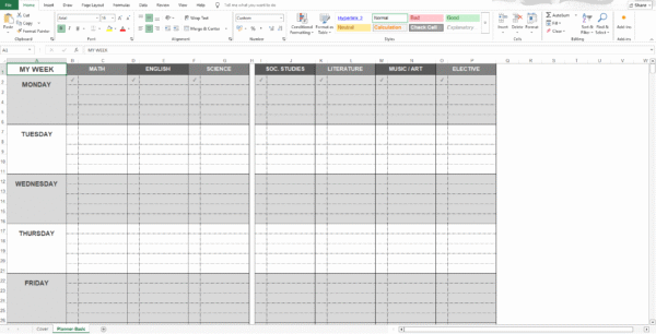 50+ Education & Training Excel Templates Bundle | Course, Skills & Training Planner Pack - Image 6